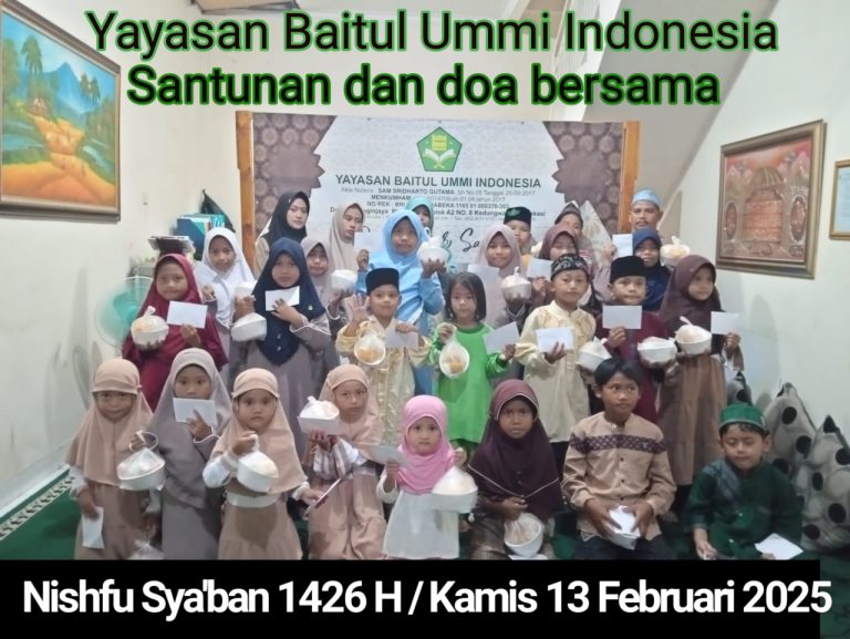 MALAM NISHFU SYA’BAN 1426 H DI BAITUL UMMI